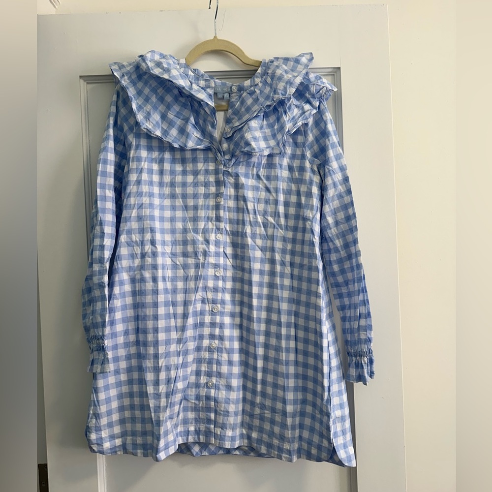 Hill house blue plaid dress. Size xs